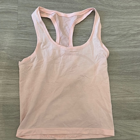 Pink Racerback Tank Top - Picture 1 of 1